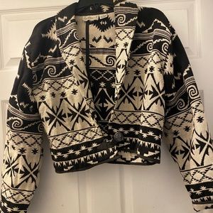 Tribal Large crop blazer
